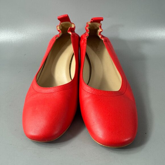 Everlane Women's Red The Italian Leather Day Heel Size 7 1/2 - Picture 4 of 15